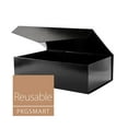 thumbnail image 4 of PKGSMART Gift Boxes, 5 Large Black Magnetic Gift Boxes with Lids for All Occasions, 13.5''x9''x4.1'', 4 of 7
