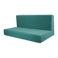 thumbnail image 3 of Almencla 4 Pieces RV Seat Covers Soft Bench Covers Camper Cushion Covers for Trailers emerald green, 3 of 8