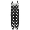 thumbnail image 5 of Kaemgyyd Toddler Girls Clothes Romper Cute Polka Dot Spaghetti Strap Sleeveless Jumpsuit Summer Outfits with Pockets 1-6 T, 5 of 5