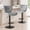Gray-43" high, variant on EDX Bar Stools Set of 2, Modern Adjustable Armless Swivel Counter Stools with PU Leather, Gray