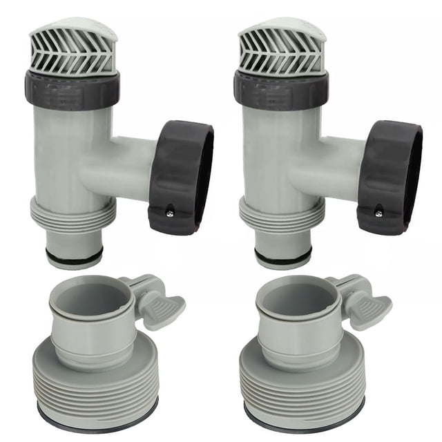 Bgsha For Above Ground Pool Hose Adapter and Piston Valve for Convenient Use