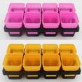 thumbnail image 3 of Maceta de plástico con 8 orificios, bandeja para semillas de plantas suculentas, suministros para guardería y jardín JShteea  El nuevo, 3 of 6