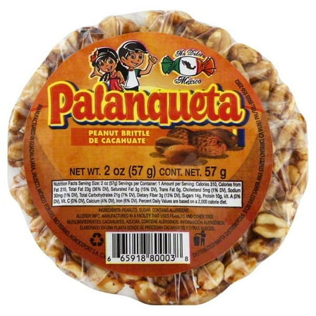 Mi Dulce Mexico Palanqueta Peanut Brittle, 2 oz