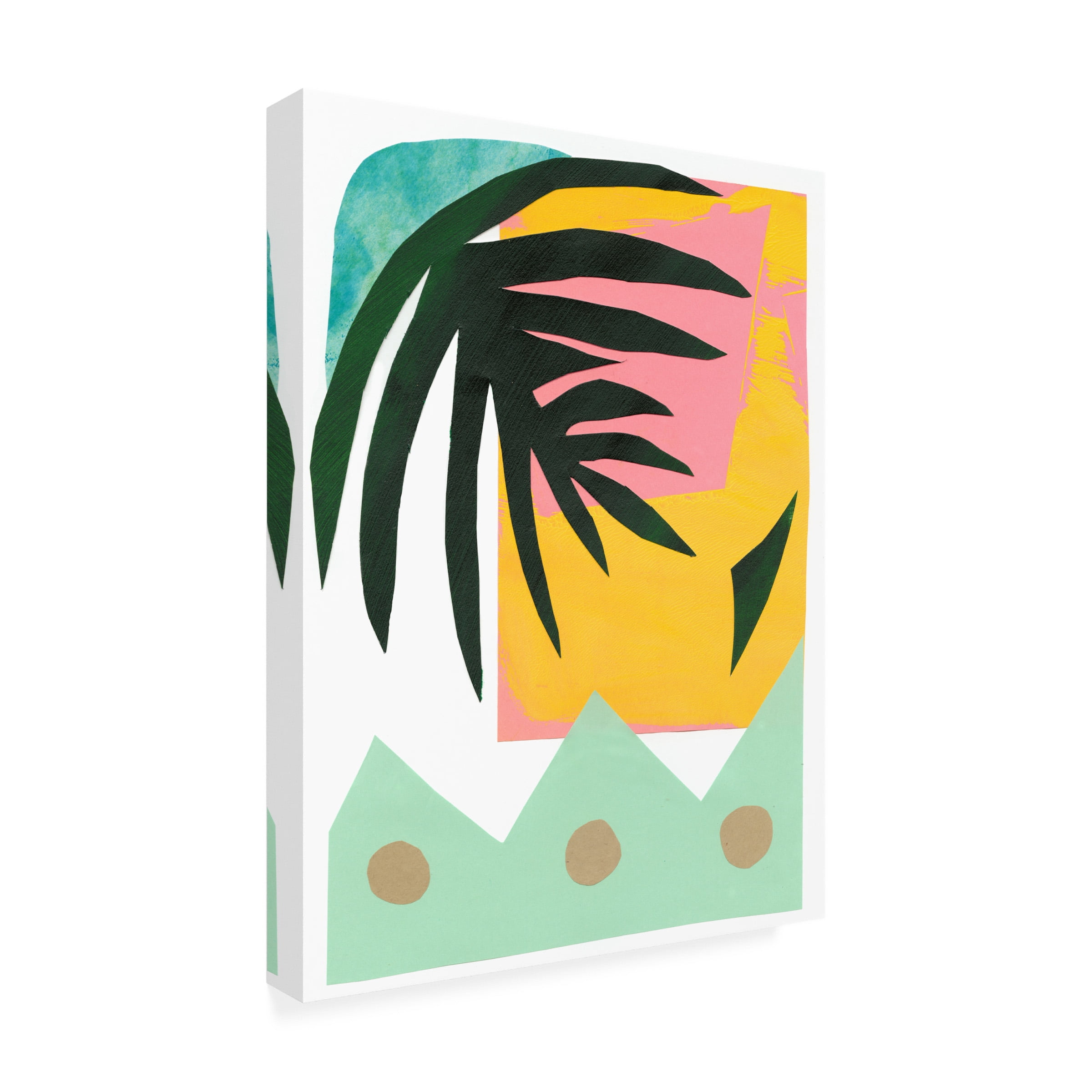 Renee W. Stramel 'South Beach Palm II' Outdoor Canvas 19x14
