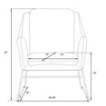 thumbnail image 5 of LeisureMod Harmony Velvet Accent Armchair, 5 of 5