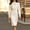 Beige, variant on Dress Women Party Sheath Long Sleeve Bodycon Puff Sleeve Fall Mid Length Dresses Everyday Cozy with Tie Neck