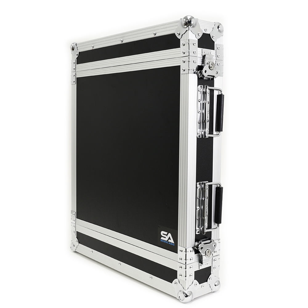 Seismic Audio - SA-PTR-2U - 2 Space Pro Audio DJ Road Rack Case - Pro Tour Grade  2U Vertical Amplifier Case