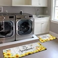 thumbnail image 5 of Sunflower Kitchen Rugs Set of 2 Cushioned Anti-Fatigue Kitchen Floor Mats You are My Sunshine Kitchen Décor Kitchen Mat for Floor Floral Kitchen Rug Set for Home Kitchen Laundry Living Room, 5 of 6