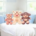 thumbnail image 5 of XIXISTARYY Christmas Gifts Cute Transformed Pig Plush Toy Pig Doll Bed Sleeping Pillow Children Girls Gift Play Doll Purple, 5 of 7