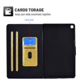 thumbnail image 4 of Galaxy Tab A 10.1 2019 Case, Dteck Glitter Sparkle PU Leather Folio Case Multi-angle Viewing Stand Protective Cover with Card Slots for Samsung Galaxy Tab A 10.1 2019 Model sm-T510 T515, Gold, 4 of 6