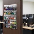 thumbnail image 3 of Classroom Headphone Storage Organizer W/ 30 Pockets, PVC Clear Classroom Pocket{, 3 of 9
