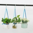 thumbnail image 6 of 4 Pack S Shape Hooks Plastic Hangers Bedroom Kitchen Bathroom for Pots and Pans Cups Cloth Hanging Light Blue, 6 of 7