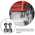 thumbnail image 3 of SOPOTUTU 4Pcs Stainless Steel Trolley Tokens Hanging Decor for Shopping Trips, 3 of 8