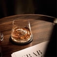 thumbnail image 4 of Vasos de whisky Old Fashioned, 225 ml (7,6 oz), diseño de montaña, base gruesa, ideales for el hogar, restaurantes y bares., 4 of 7