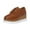 Brown, variant on LOVZFMLL Women's Platform Wedge Shoes Fashion Tassels Lace-up Oxford Shoes Square Toe Leather Casual Dress Shoes Brown 8.5