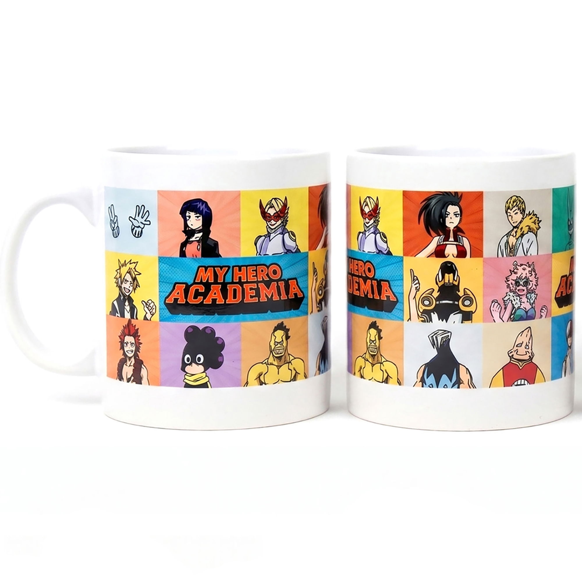 Pyramid America: My Hero Academia: Character Grid - 20oz Ceramic Mug - Coffee & Tea Cup, Microwave-Dishwasher Safe, Anime Fan Collectible, Licensed