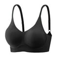 thumbnail image 2 of Tsesme Bras for Women Comfortable Wireless Full Cup Back Closure Jelly Smoothing Bra Support and Lift Bra, 2 of 7