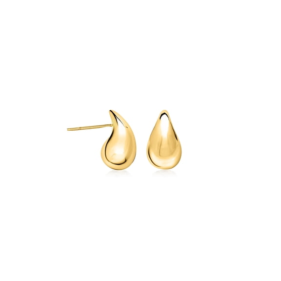 Ross-Simons 10kt Yellow Gold Teardrop Earrings, Women's, Adult