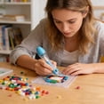 thumbnail image 4 of 5.91" Fuse Bead Pen, 2.6mm Automatic Bead Dispenser with Ergonomic Grip, Melty Beads Applicator for DIY Crafts, Beaded Pen Maker for Adults Beginners , Home Art Projects, Classroom Activities, 4 of 4