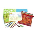 thumbnail image 4 of Melissa & Doug Created by Me! Stencil Art Coloring Activity Kit in Storage Pouch -- 170+ Designs, 6 Markers, 2 Crayons, Paper - FSC Certified, 4 of 10