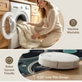 thumbnail image 5 of ODIKA 8'x10' Washable Area Rug Vinyl Music Retro Dj Turntable Border Player Cassette Record Vintage Refined for Living Room, Under Sectional, Family , Durable, Non-Slip, 5 of 7