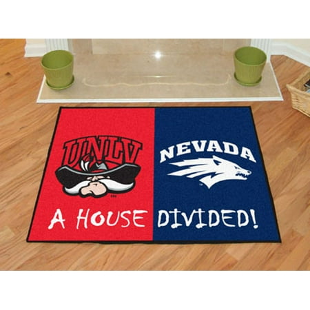 House Divided Rugs - UNLV - Nevada House Divided Rug 33.75