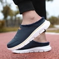 thumbnail image 3 of Men's Solid Color Casual Slip-On Shoes, Pull On Design with Lining for Extra Warmth and Comfort/Comfortable Sneakers, 3 of 9