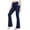 Navy, variant on purcolt Girls Flare Leggings Criss Cross High Waisted Bell Bottom Kids Workout Dance Yoga Bootcut Pant with Pocket