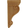 thumbnail image 3 of Ekena Millwork 6"W x 7 1/2"D x 16"H Devon Traditional Wood Corbel, Red Oak, 3 of 4