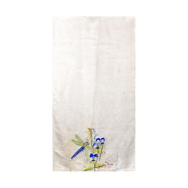 Betsy Drake BT387 Serviette de Plage Libellule Bleue