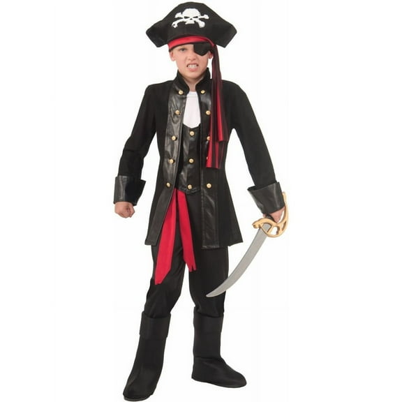 Rubies Seven Seas Pirate Costume for Kids, Boys Large