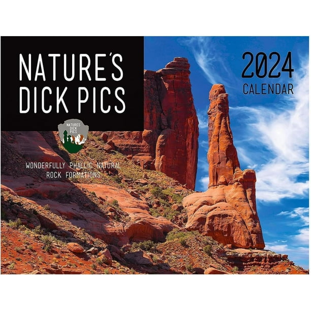 Nature's Cock Shots Calendar 2024 Hangable Funny Calendars 2024