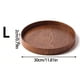 thumbnail image 2 of Bandeja Redonda de Madera para Servir (21/27/30 Cm), Bandeja Decorativa para Café, Mesa de Casa, Desayuno, Cena, Té, Comida, L, 2 of 5