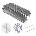 thumbnail image 4 of 50pcs Steel Garden Pile U-Shaped Nails Fixing Turf Tool for Fixing Weed Fabric, 4 of 8