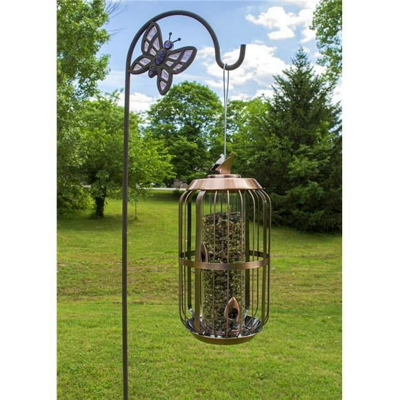 BF1001 Produits de Loisirs Extérieurs Mangeoire à Oiseaux de Luxe, Cuivre