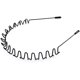 thumbnail image 1 of Diadema metálica para hombre, diadema de vapor, unisex - Black Wave, 1 of 4