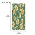 thumbnail image 4 of Ryvnso Daisy Flowers Oversized Beach Towel Microfiber Bath Blankets Swimming Fitness 37" x 74", 4 of 5