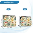 thumbnail image 4 of FORMRS 13"-13.3" Laptop Sleeve Protective Case Soft Carrying Quilted Computer Bag Cover, Floral Animals, 4 of 7