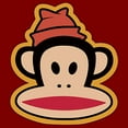 thumbnail image 2 of Women's Paul Frank Julius Beanie Left Chest  Graphic Tee Red Medium, 2 of 4