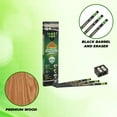 thumbnail image 4 of Ticonderoga Pencils #2 Black Woodcased 11/32" Intermediate Triangular Pencils for School Supplies and Craft Supplies 12 Count (22500) Free Sharpener 1 Pack, 4 of 9