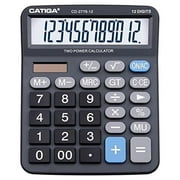CATIGA Electronics CD-2776 Premium Large Desktop Calculator with Giant Buttons, Black