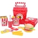 thumbnail image 1 of ColoMX 1 juego de simulación de comida rápida modelo realista Chip Burger Toy Set Play House Props, 1 of 7