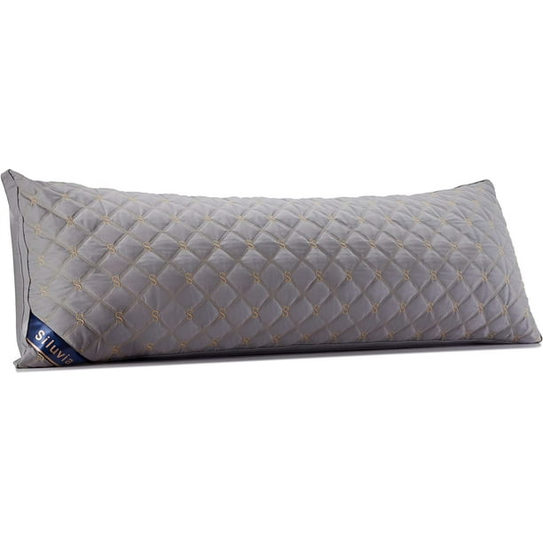 Body Pillow for AdultsPremium Adjustable Loft Quilted Body Pillows