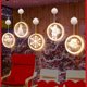 thumbnail image 3 of Guirnalda de luces LED navideñas con pilas, campana y ciervo, 3 of 4