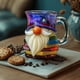 thumbnail image 5 of Taza de café con diseño de pila de libros enanos pintados | Diseño de pila de libros pintados a mano | Regalo literario único para profesores y amantes de la lectura, 5 of 6