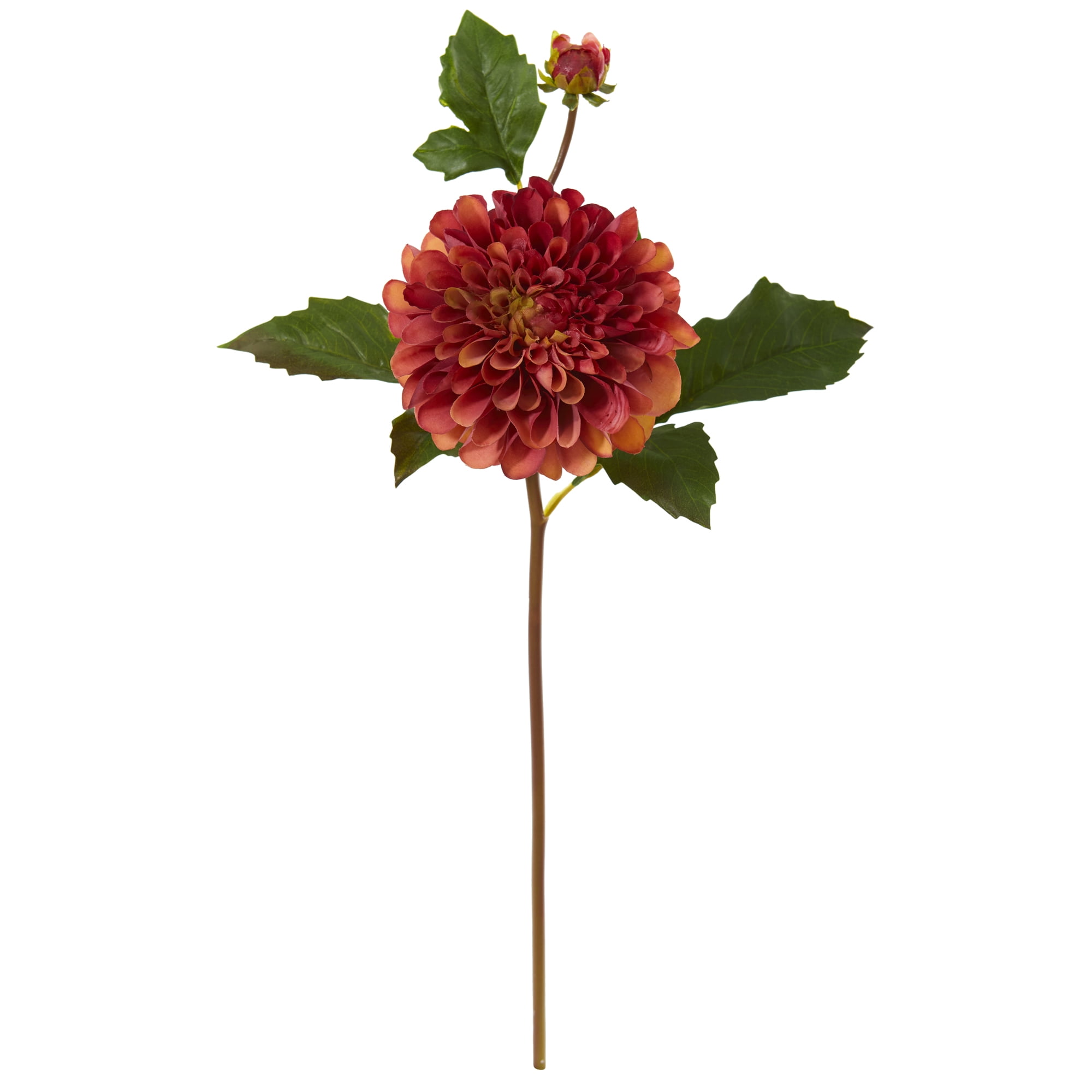 Nearly Natural 20 inch Dahlia Artificial Flower (Set of 6) Walmart