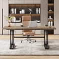 thumbnail image 3 of Tribesigns 63" W x 31.5" D Large Home Office Desks, Modern Executive Desk (Without Chair), 3 of 6