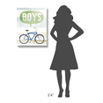 thumbnail image 4 of Global Gallery's 'Beach Cruiser Boys II' By Michael Mullan Stretched Canvas Wall Art, 4 of 4
