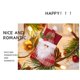 thumbnail image 3 of Calcetín de Navidad 3D Gnome Santa Xmas, bolsa de regalo para dulces, decoración de árbol de chimenea, vacaciones familiares, para mujer Feliz Sencillez, 3 of 5