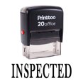 thumbnail image 1 of Printtoo INSPECTED Self Inking Rubber Stamp Office Stationary Stamp-Black, 1 of 1